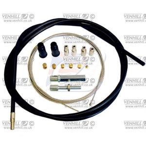 Gázkábel univerzális készlet Venhill U01-4-102-BK 2,35m (2 stroke) fekete