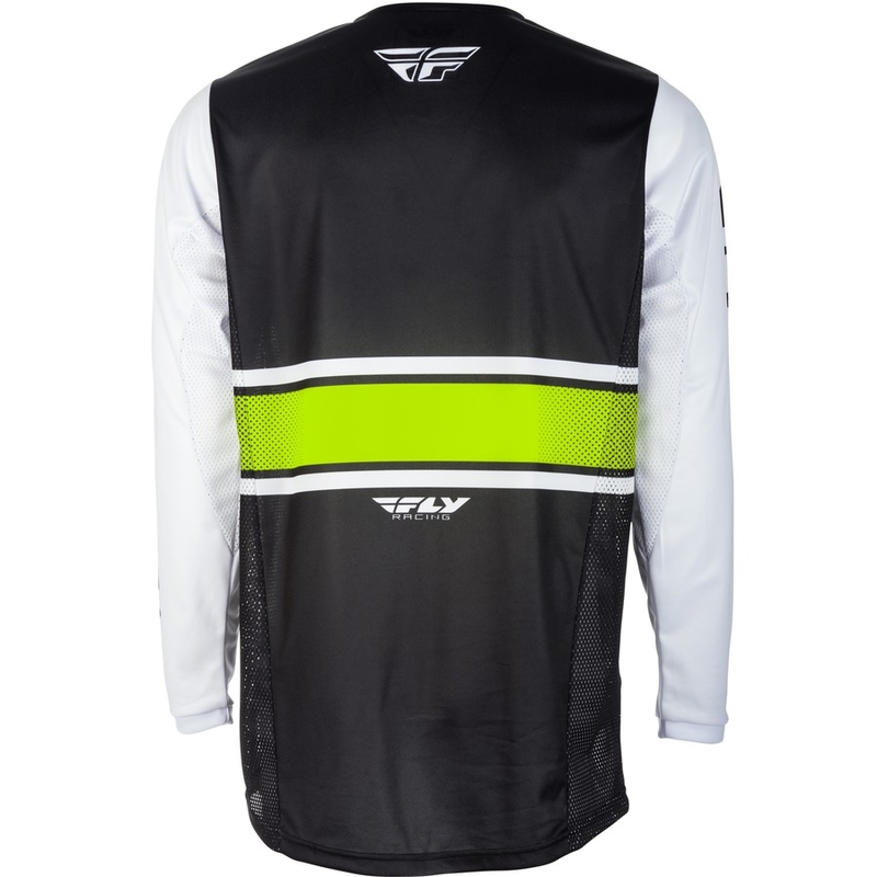 Motocross Jersey FLY Racing Kinetic ERA 2018 - USA fehér-fekete
