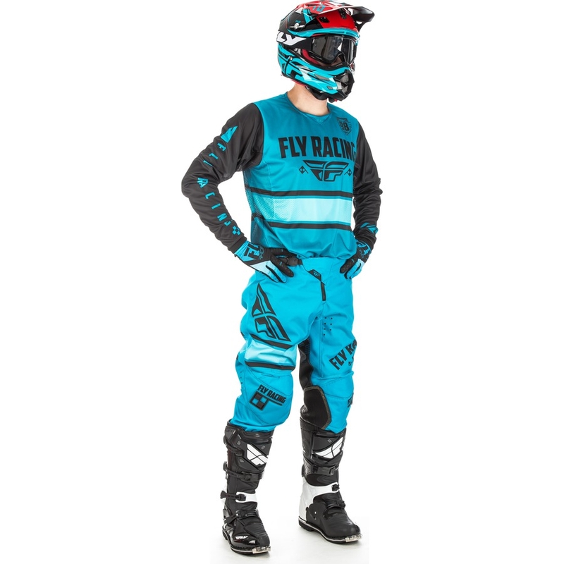 Motocross Jersey FLY Racing Kinetic ERA 2018 - USA kék-fekete
