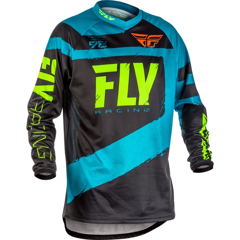 FLY Racing F-16 2018 Motocross Jersey - USA kék-fekete
