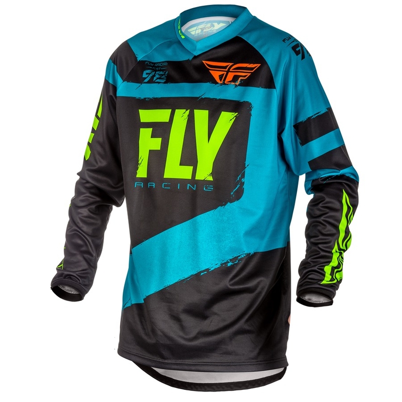 FLY Racing F-16 2018 Motocross Jersey - USA kék-fekete