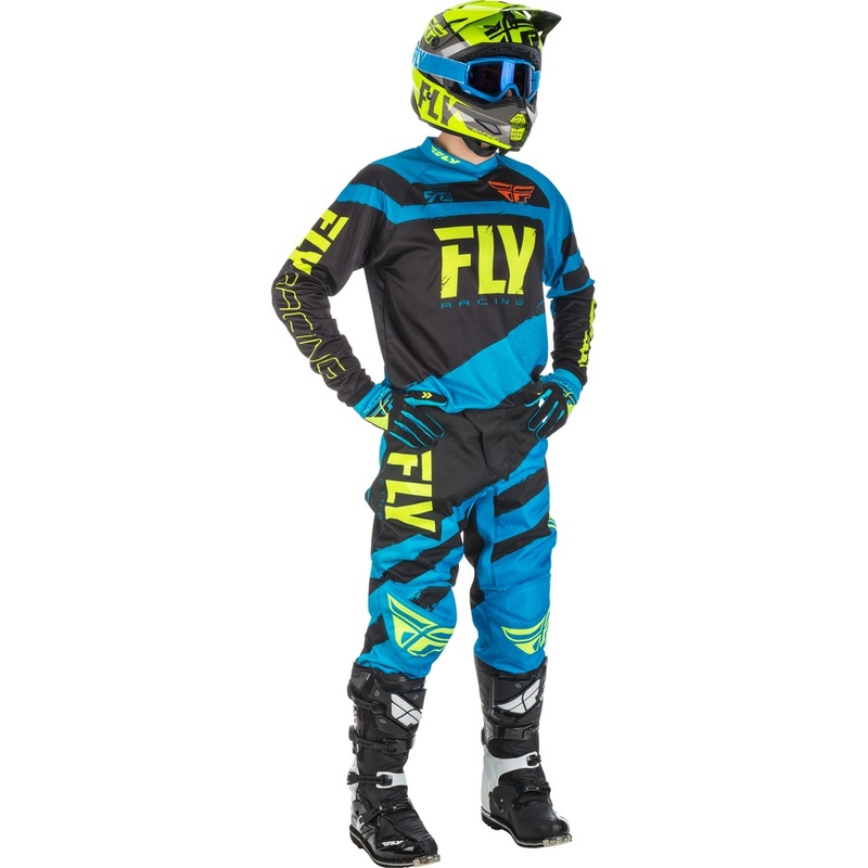 FLY Racing F-16 2018 Motocross Jersey - USA kék-fekete