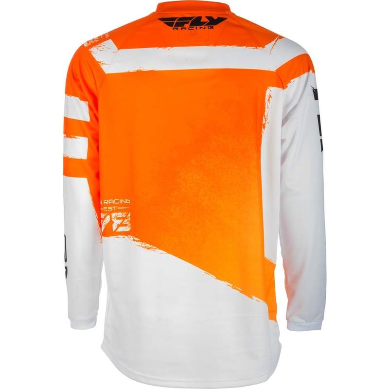 FLY Racing F-16 2018 Motocross Jersey - USA narancs-fehér