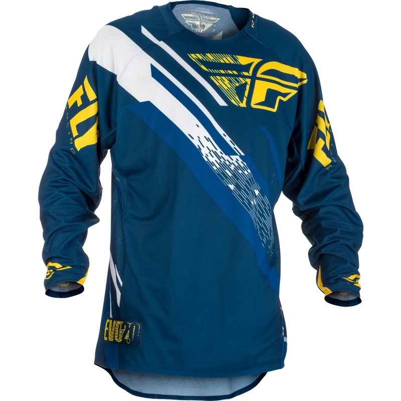Motocross Jersey FLY Racing EVO 2018 - USA kék-sárga-fehér