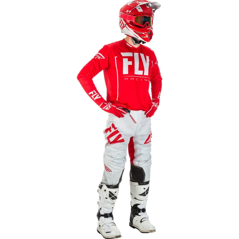 MOTOCROSS JERSEY FLY Racing LITE 2018 - USA piros-fehér