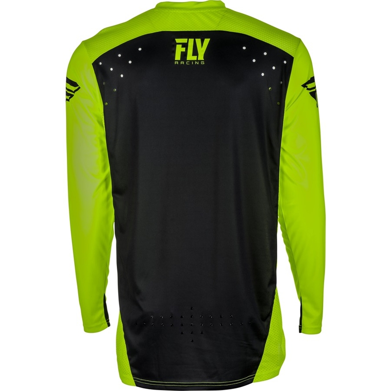 Motocross Jersey FLY Racing LITE 2018 - USA fekete-fluo sárga