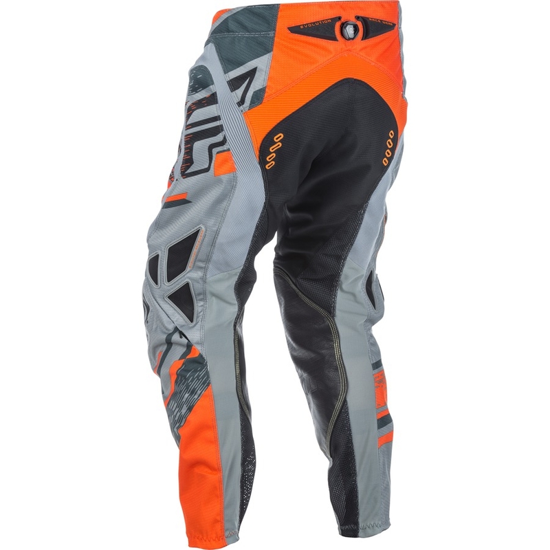 Motocross Pants FLY Racing EVO 2018 - USA szürke-narancs-fekete