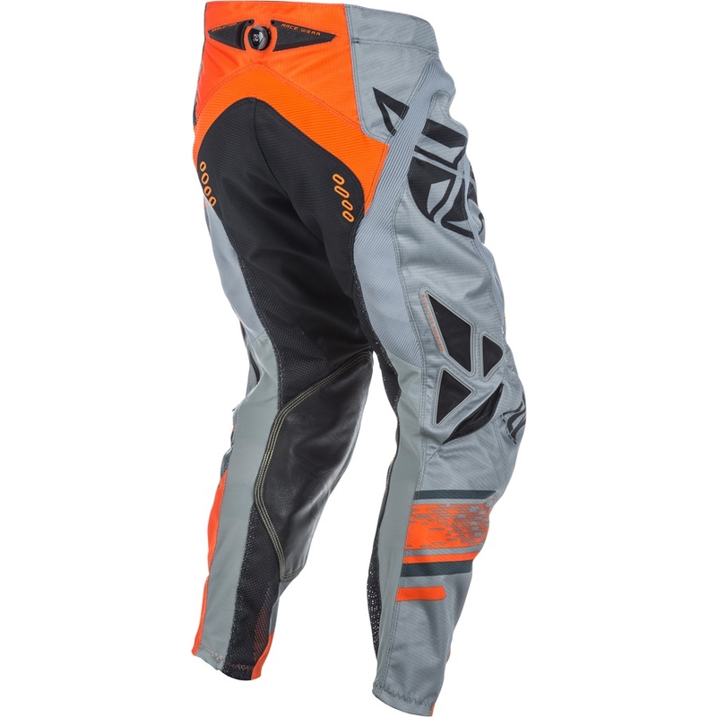 Motocross Pants FLY Racing EVO 2018 - USA szürke-narancs-fekete