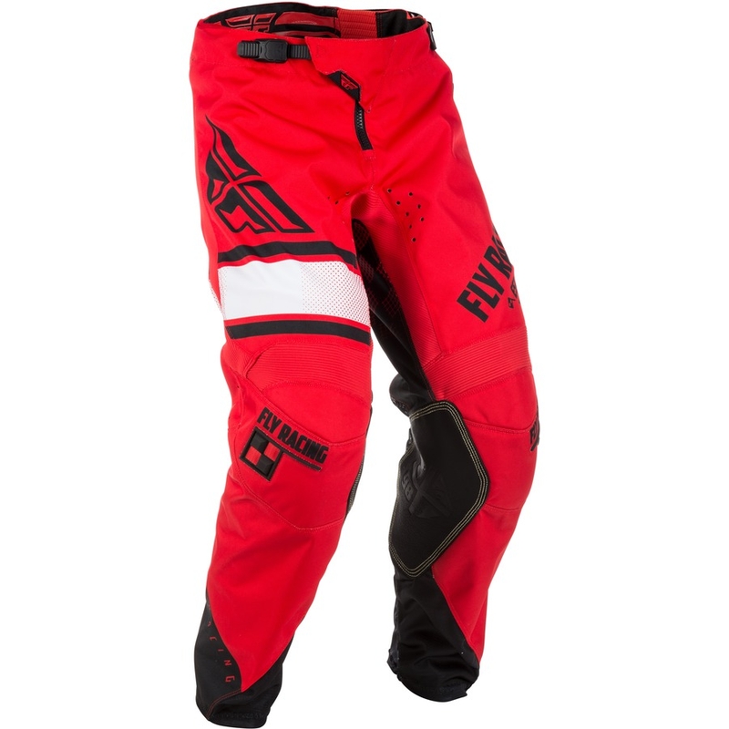 Motocross Pants FLY Racing Kinetic ERA 2018 - USA Red-Black