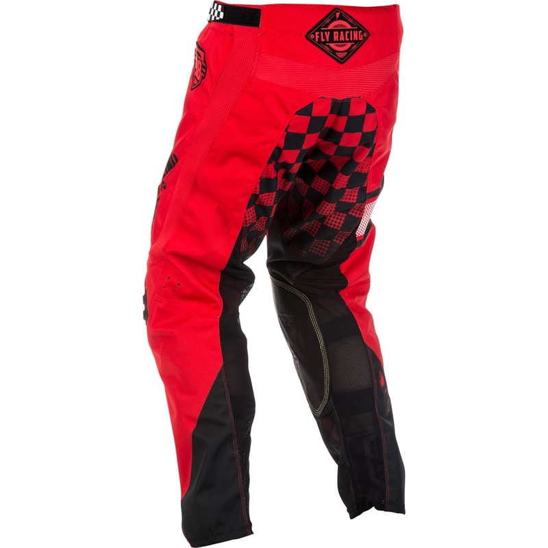 Motocross Pants FLY Racing Kinetic ERA 2018 - USA Red-Black