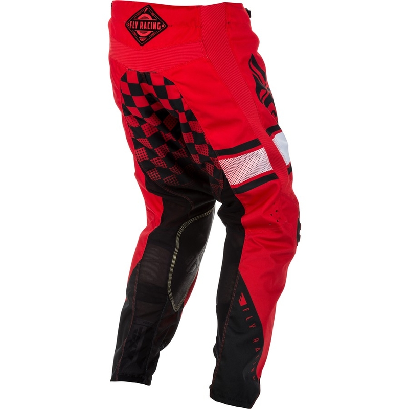 Motocross Pants FLY Racing Kinetic ERA 2018 - USA Red-Black