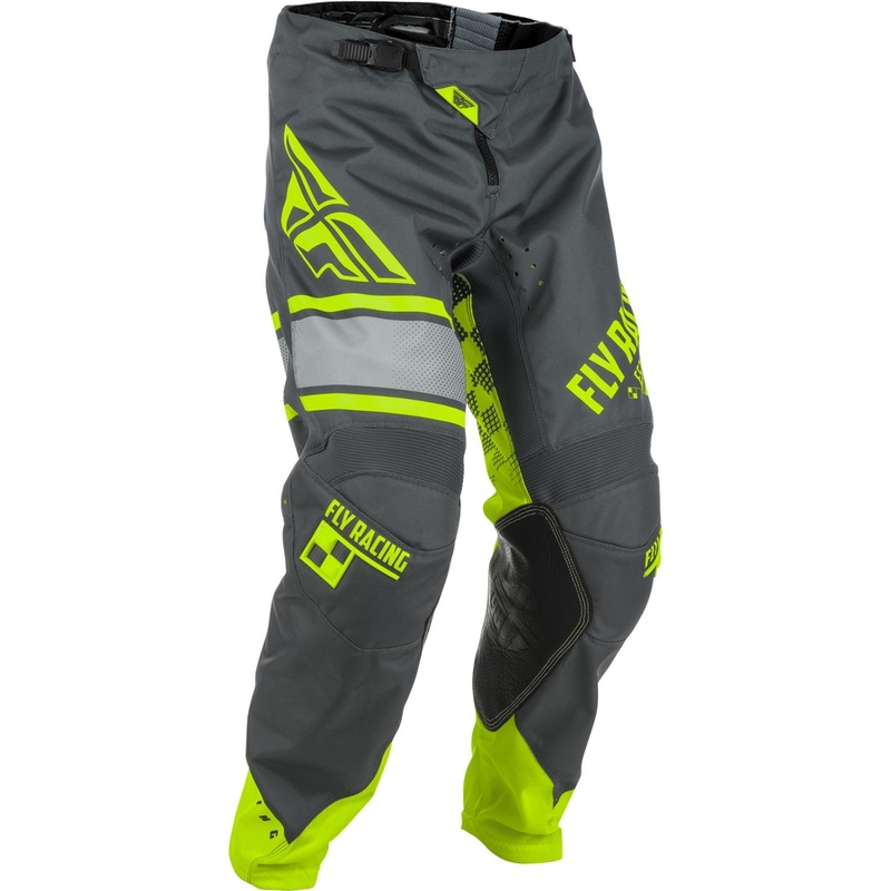 Motocross Pants FLY Racing Kinetic ERA 2018 - USA szürke fluo sárga akció kiárusítás
