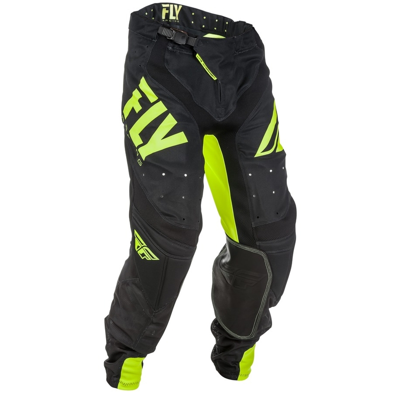 Motocross Pants FLY Racing LITE 2018 - USA fekete-fluo sárga