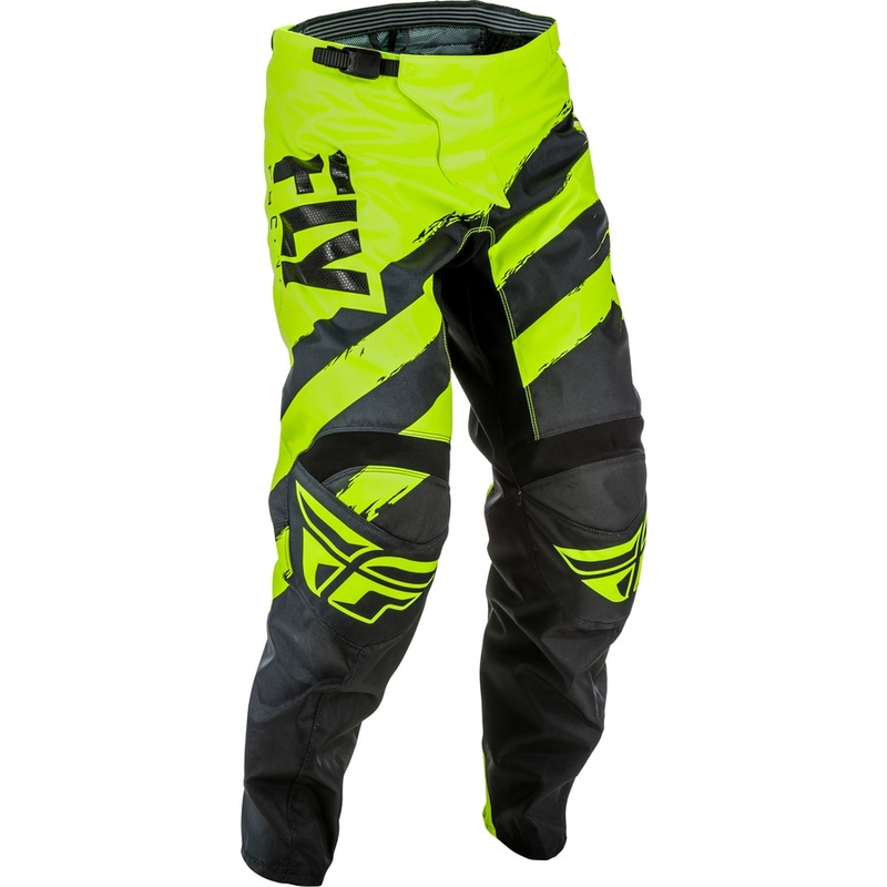 Motocross Pants FLY Racing F-16 2018 - USA fekete-fluo sárga