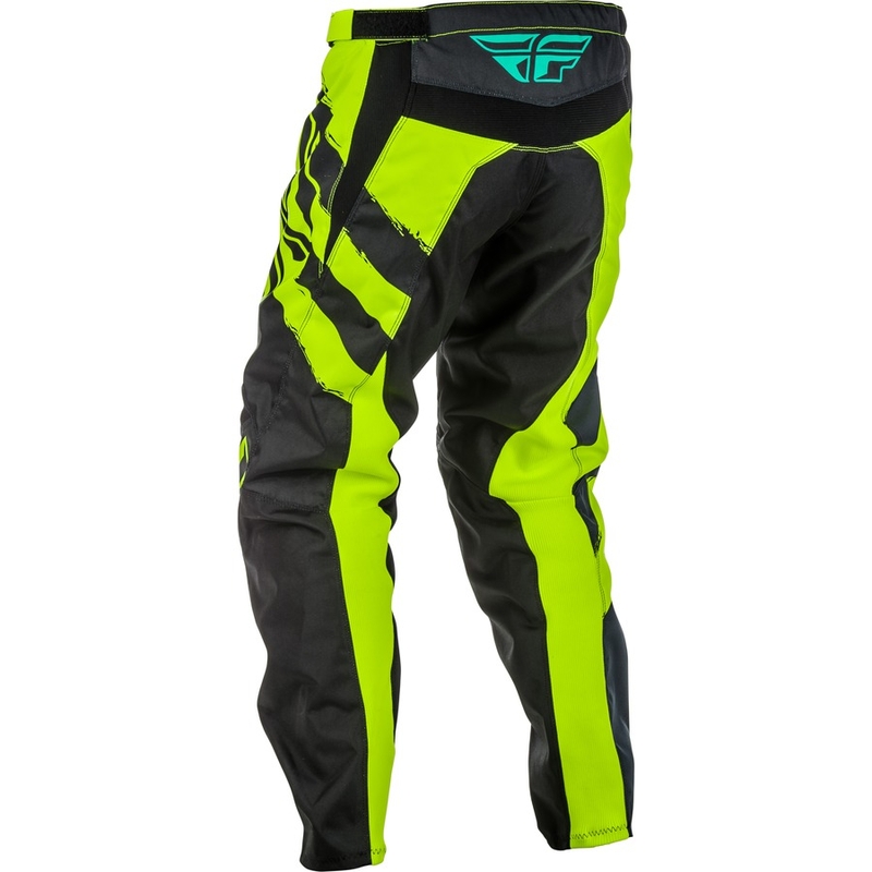 Motocross Pants FLY Racing F-16 2018 - USA fekete-fluo sárga