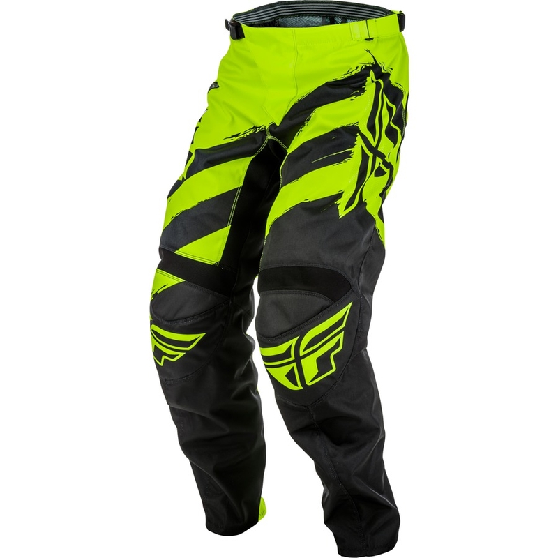 Motocross Pants FLY Racing F-16 2018 - USA fekete-fluo sárga