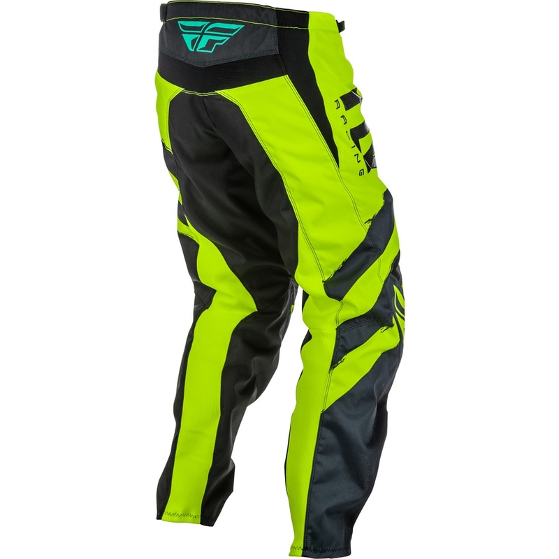 Motocross Pants FLY Racing F-16 2018 - USA fekete-fluo sárga