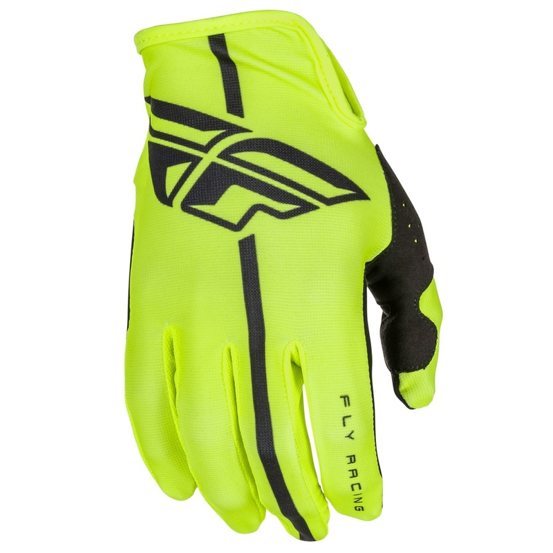 Motocross Kesztyű FLY Racing LITE 2018 - USA fekete-fluo sárga