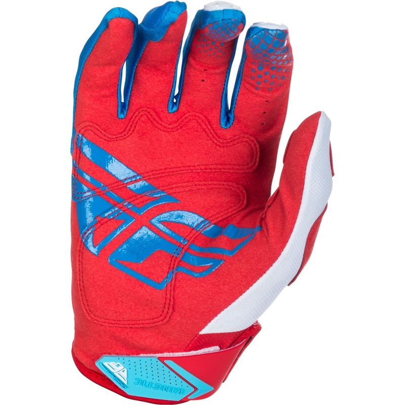 Motocross Kesztyű FLY Racing Kinetic 2018 - USA piros-fehér-kék