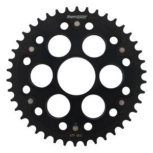 Rear sprocket SUPERSPROX STEALTH RST-755:42-BLK fekete 42 fogak,520
