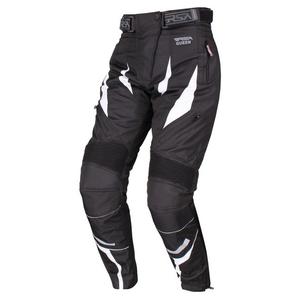 Női motoros nadrág RSA Queen fekete-fehér kiárusítás