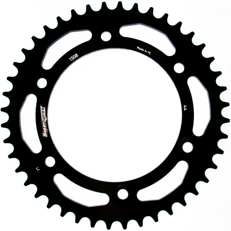 Rear ALU sprocket SUPERSPROX fekete 44 fogak,520