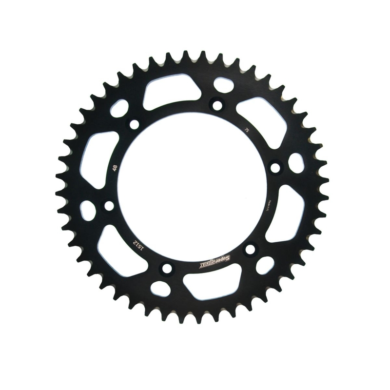 Rear ALU sprocket SUPERSPROX fekete 48 fogak,520 kiárusítás