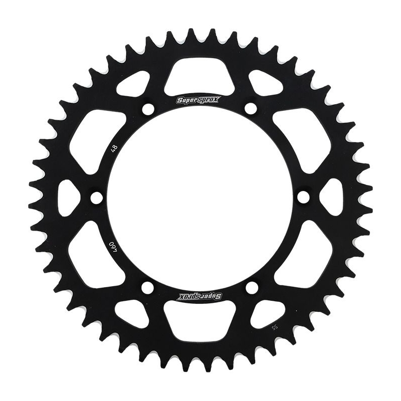 Rear ALU sprocket SUPERSPROX fekete 48 fogak,520