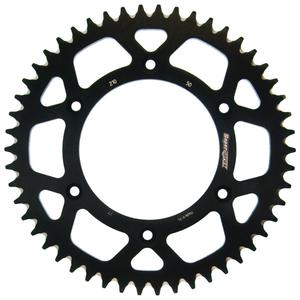 Rear ALU sprocket SUPERSPROX RAL-210:50-BLK fekete 50 fogak,520