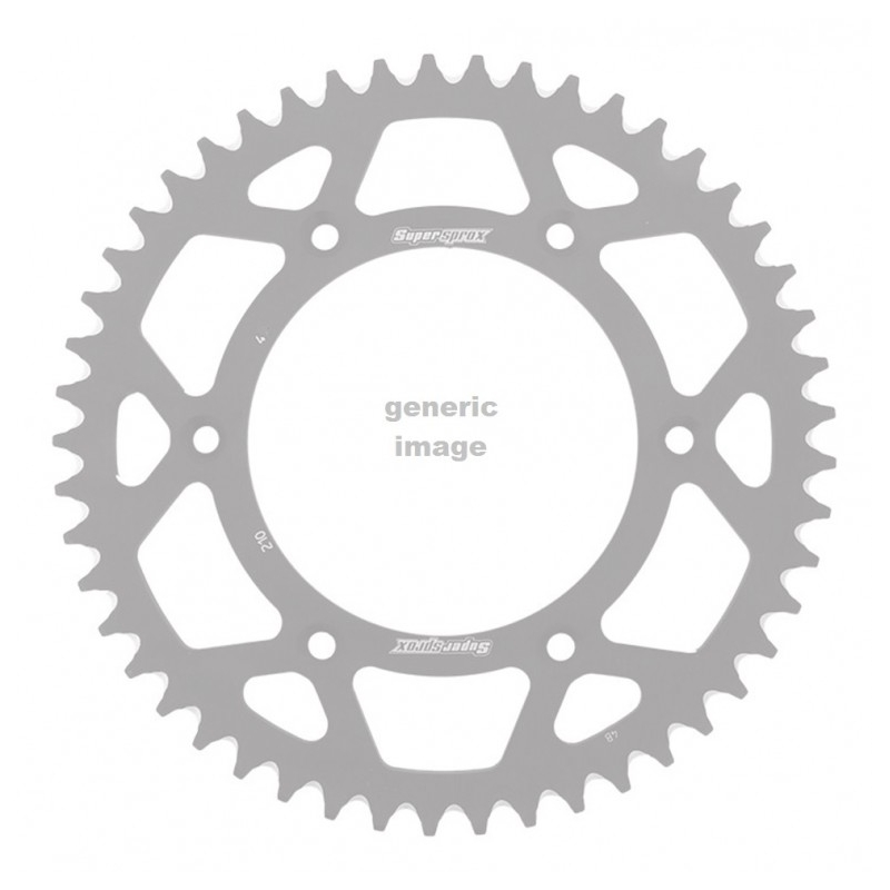 Rear ALU sprocket SUPERSPROX ezüst 49 fogak,520