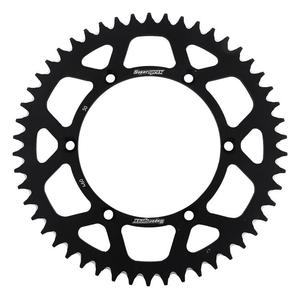 Rear ALU sprocket SUPERSPROX RAL-460:50-BLK fekete 50 fogak,520