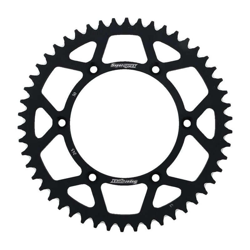 Rear ALU sprocket SUPERSPROX fekete 50 fogak,520