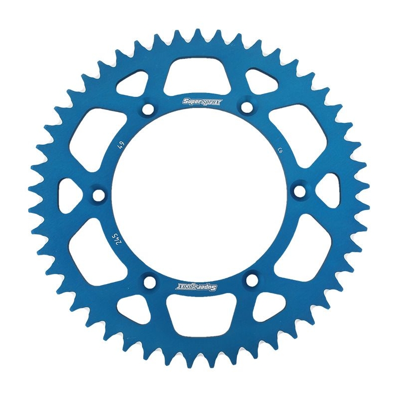 Rear ALU sprocket SUPERSPROX kék 49 fogak,520