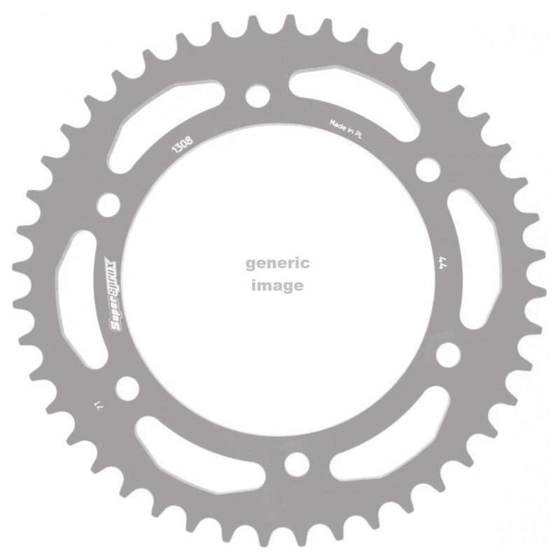 Rear ALU sprocket SUPERSPROX fekete 50 fogak,520