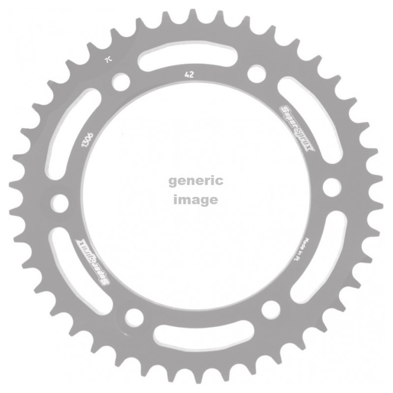 Rear ALU sprocket SUPERSPROX fekete 43 fogak,530