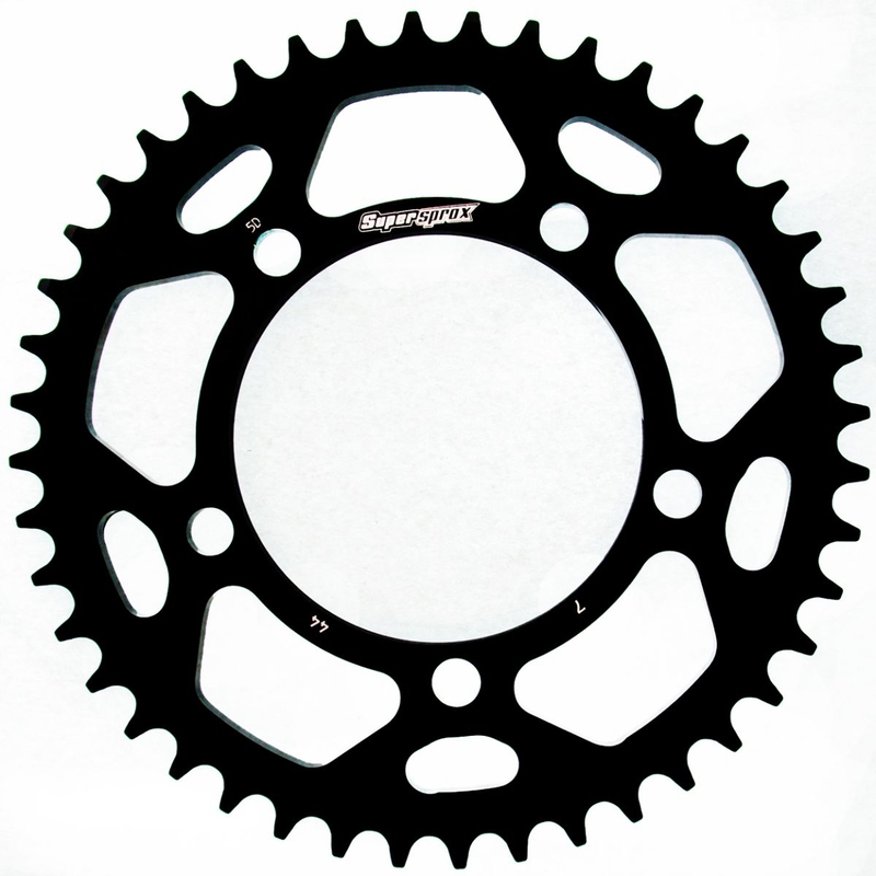 Rear ALU sprocket SUPERSPROX fekete 44 fogak,525