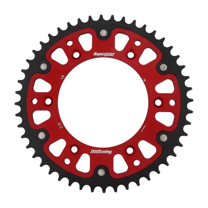Rear sprocket SUPERSPROX STEALTH piros 48 fogak,520