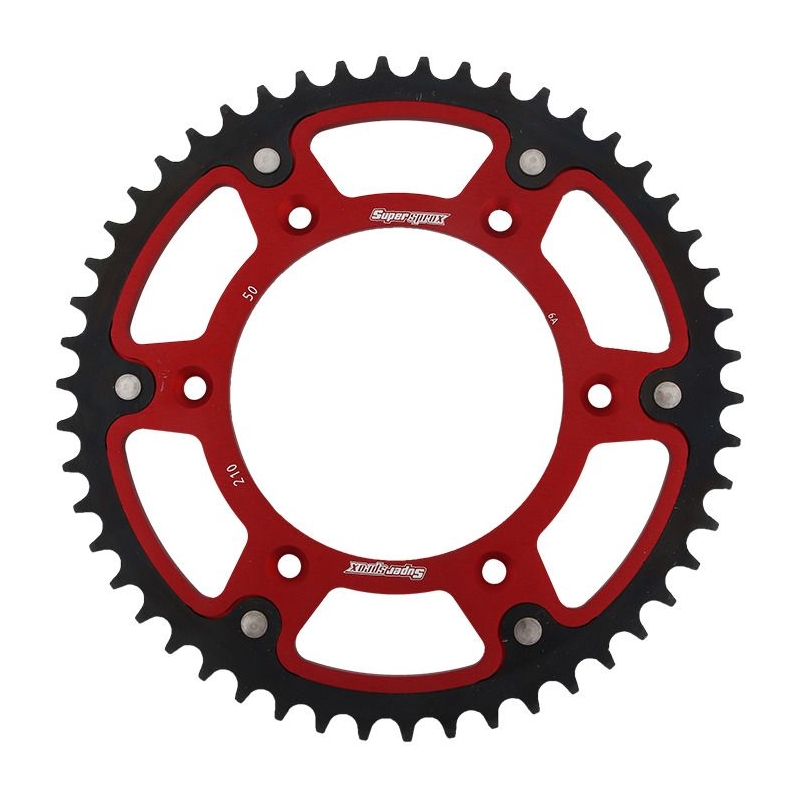 Rear sprocket SUPERSPROX STEALTH piros 50 fogak,520