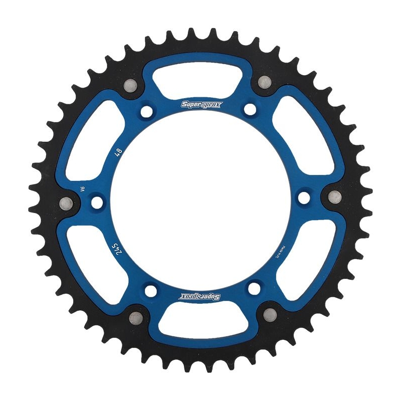 Rear sprocket SUPERSPROX STEALTH kék 48 fogak,520