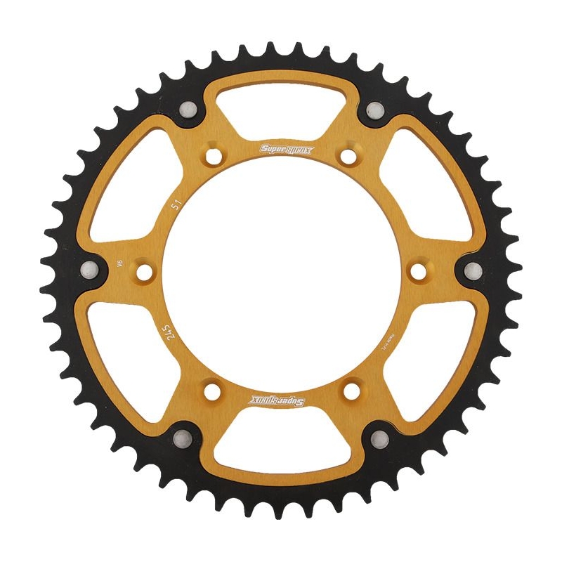 Rear sprocket SUPERSPROX STEALTH arany 51 fogak,520