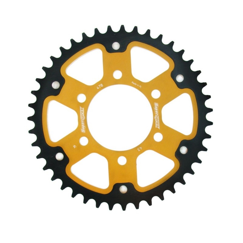 Rear sprocket SUPERSPROX STEALTH arany 43 fogak,520