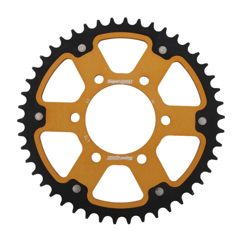 Rear sprocket SUPERSPROX STEALTH arany 46 fogak,520