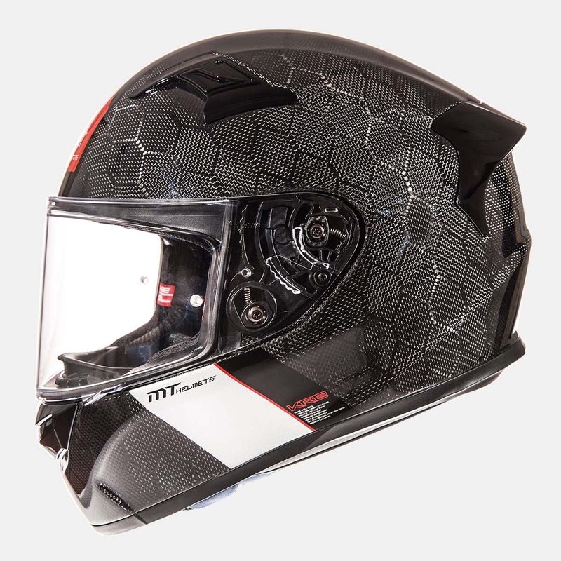 Integrált motorkerékpár sisak MT Kre Snake Carbon