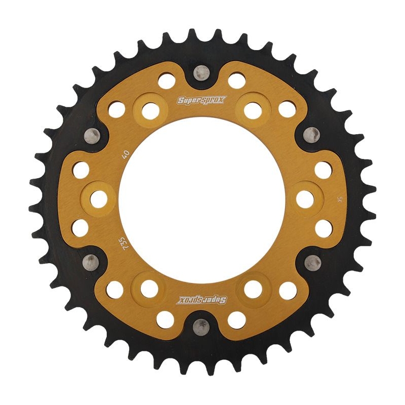 Rear sprocket SUPERSPROX STEALTH arany 40 fogak,520