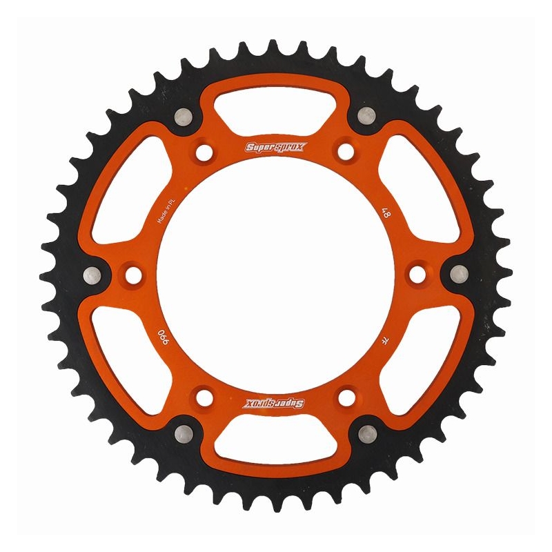 Rear sprocket SUPERSPROX STEALTH narancssárga 48 fogak,520