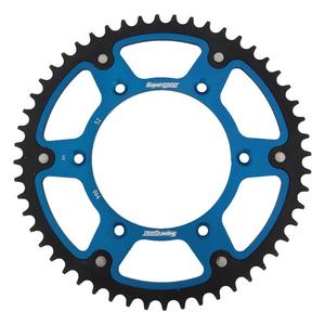 Rear sprocket SUPERSPROX STEALTH RST-990:52-BLU kék 52 fogak,520