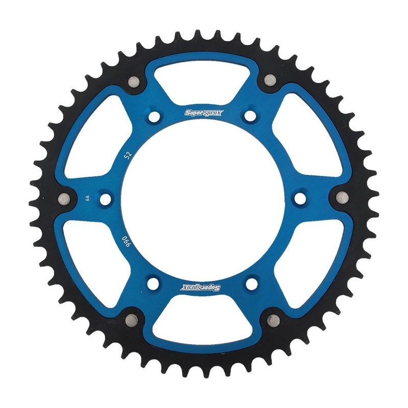 Rear sprocket SUPERSPROX STEALTH kék 52 fogak,520