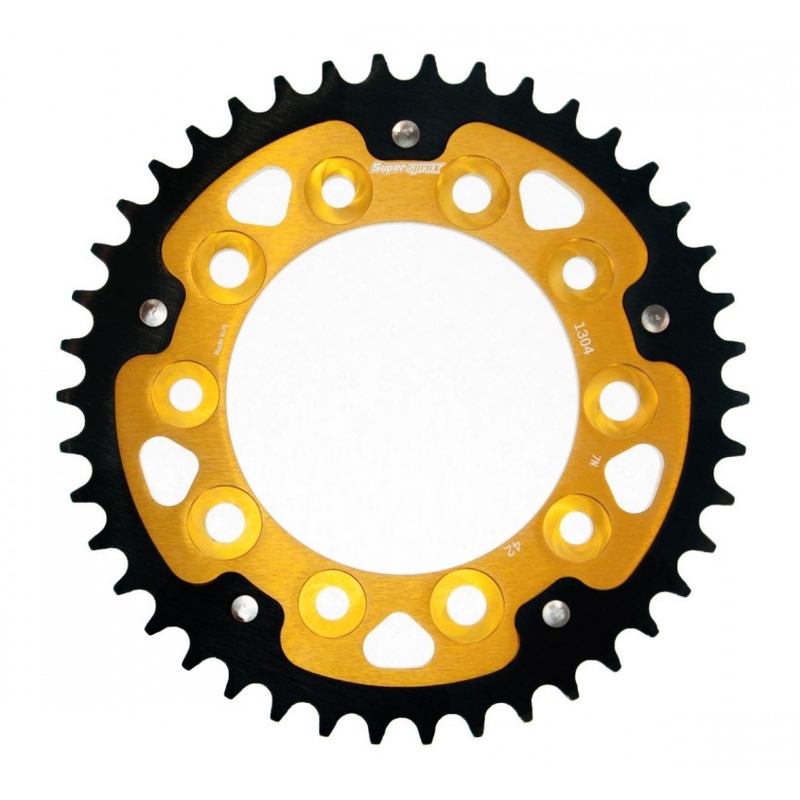 Rear sprocket SUPERSPROX STEALTH arany 42 fogak,525