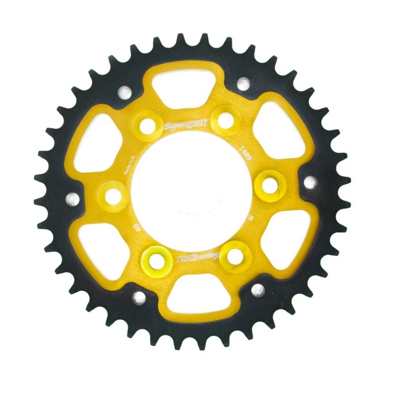 Rear sprocket SUPERSPROX STEALTH arany 40 fogak,525