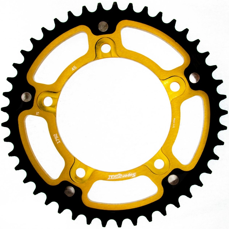 Rear sprocket SUPERSPROX STEALTH arany 45 fogak,525